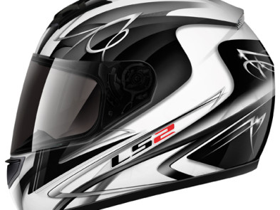 LS2 FF352 DIAMOND - бело-черный