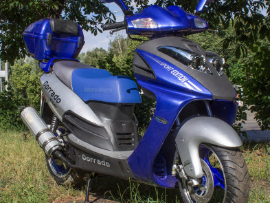 Corrado Fiber 150 - линзы/синий