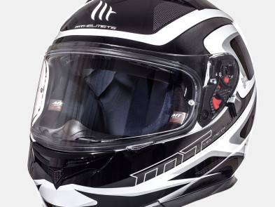 MT Helmets Blade SV Morph Gloss Pearl White Black Grey