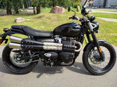 Мотоцикл TRIUMPH STREET SCRAMBLER 2022 рік, б/у (2 000 км)