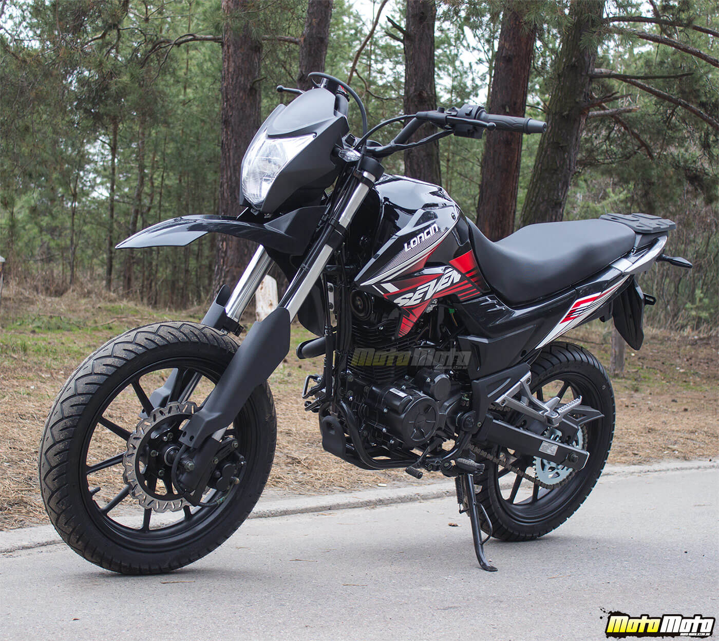 Loncin SM1 Seven - черно-красный