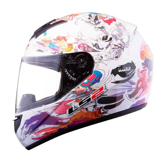 LS2 FF352 COMIC - белый