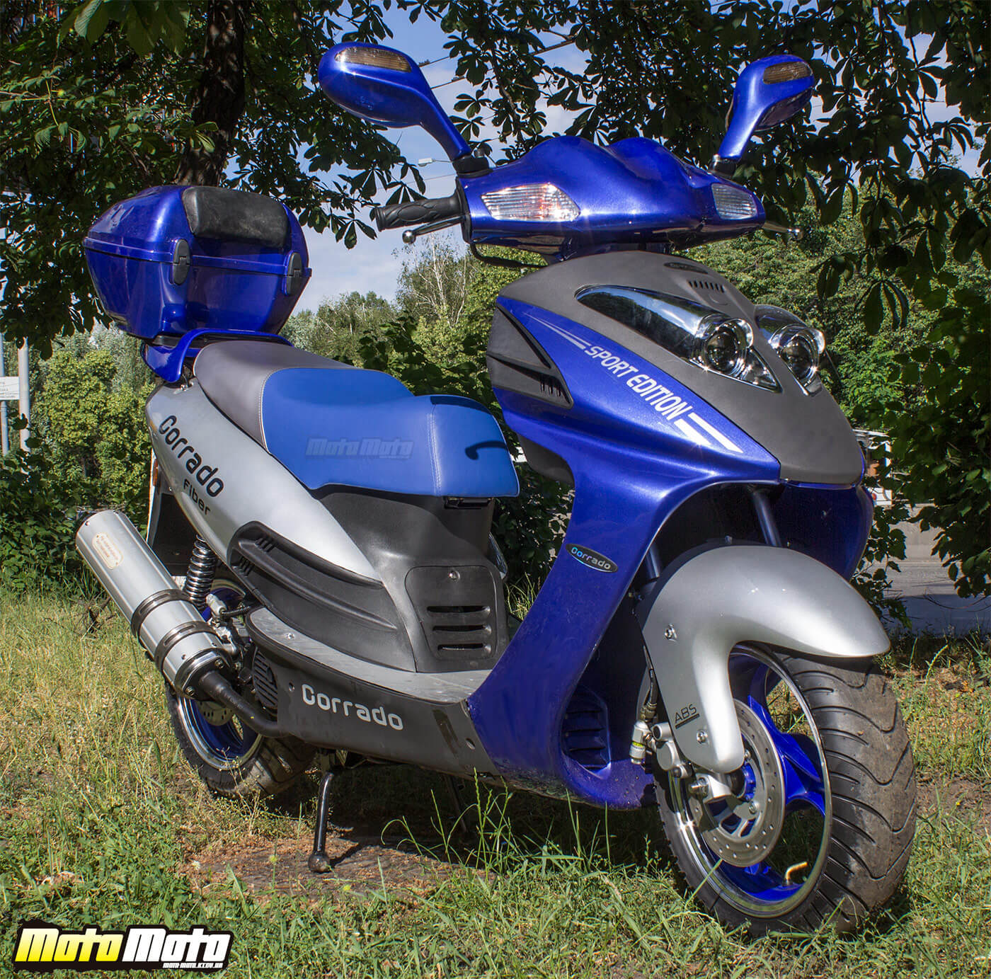 Corrado Fiber 150 - линзы/синий