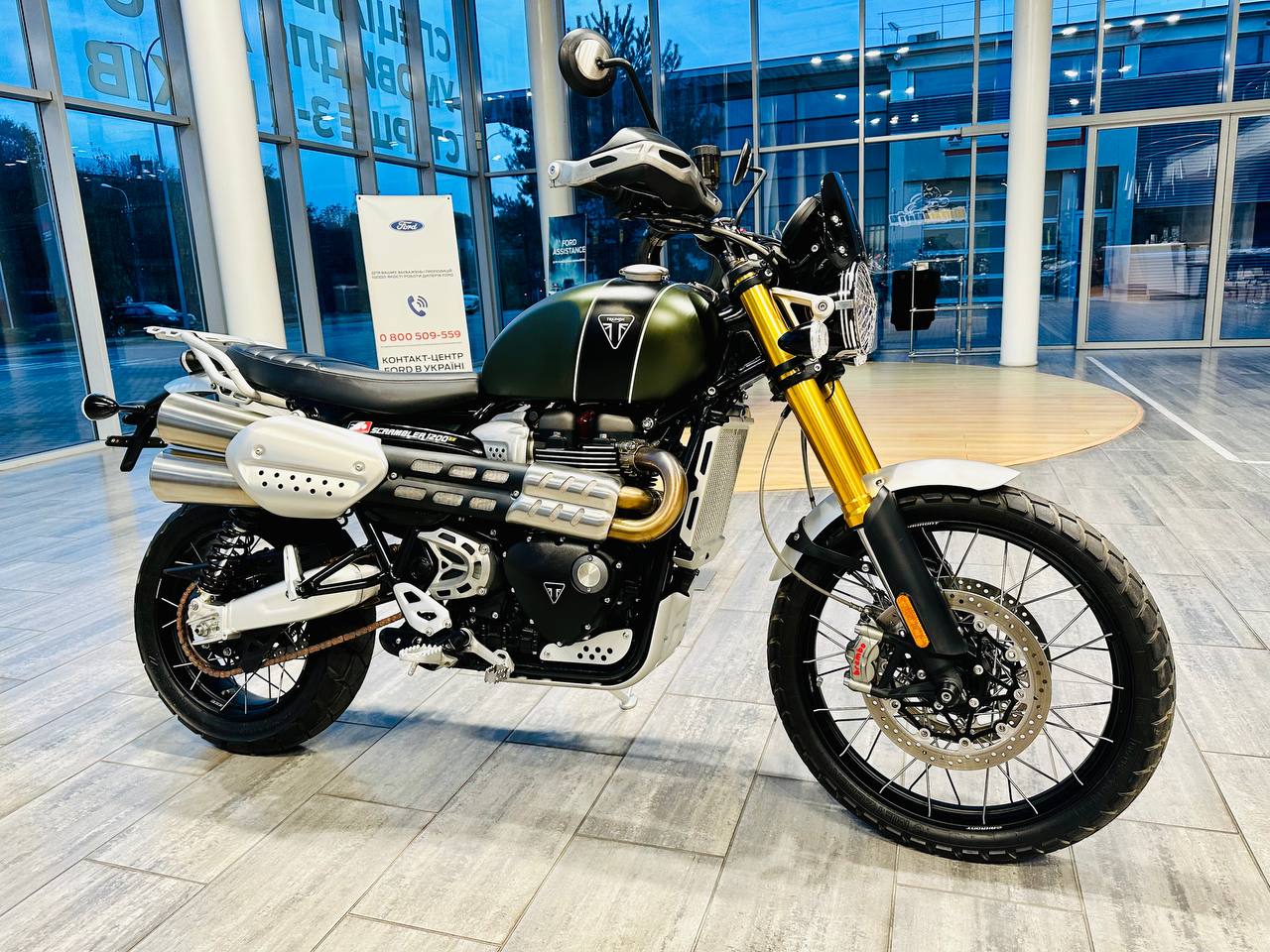 Мотоцикл TRIUMPH SCRAMBLER 1200 XE 2020 год (1800 км)